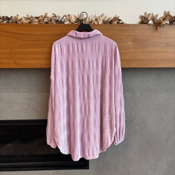 Free People velvet blouse My Best Top By, Size M - Picture 9 of 11